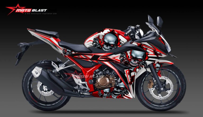 ALL NEW CBR150R SKULL-WHITE