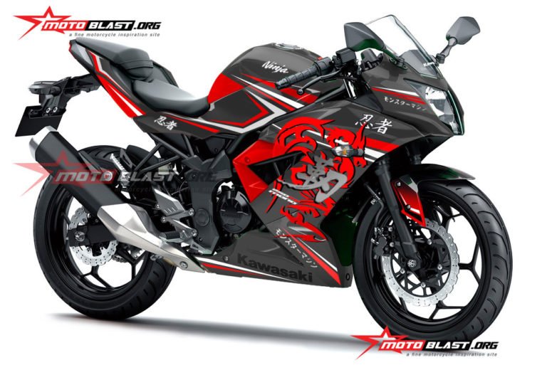 RR MONO BLACK KANJI DRAGON