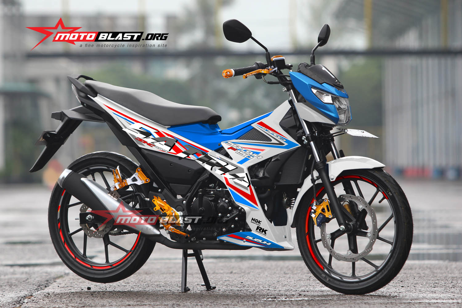 SATRIA FU 150 FI RWB2 MOTOBLAST