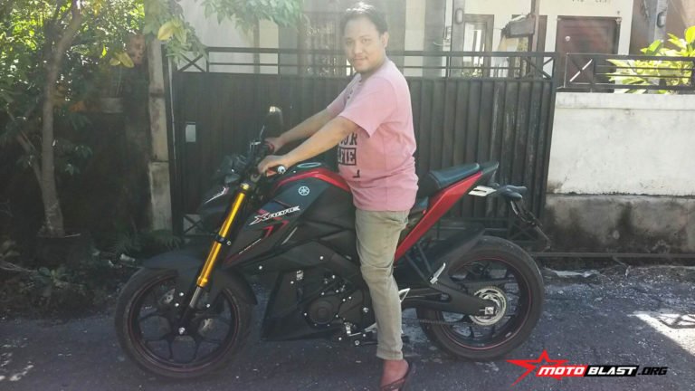 tinggi badan 160cm dan yamaha xabre