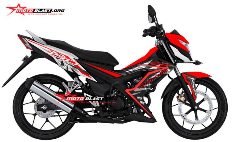 honda sonic 150BLACK RED1