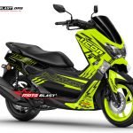 nmax-white-black-drift-battle