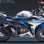 ALL NEW CBR150R SPECIAL EDITION MOTOBLAST-white blue
