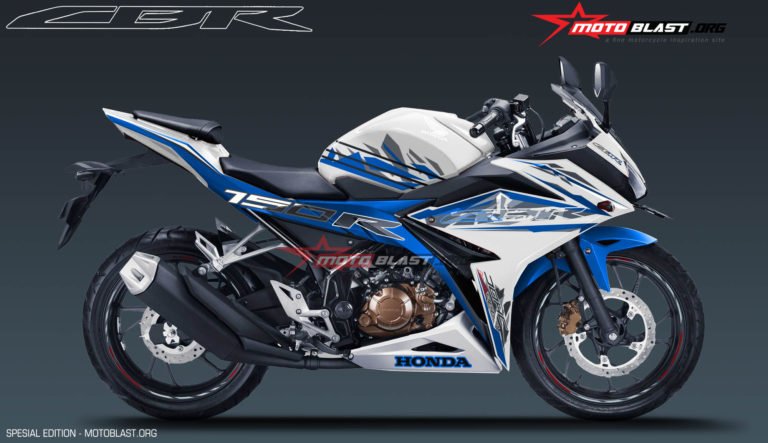 ALL NEW CBR150R SPECIAL EDITION MOTOBLAST-white blue