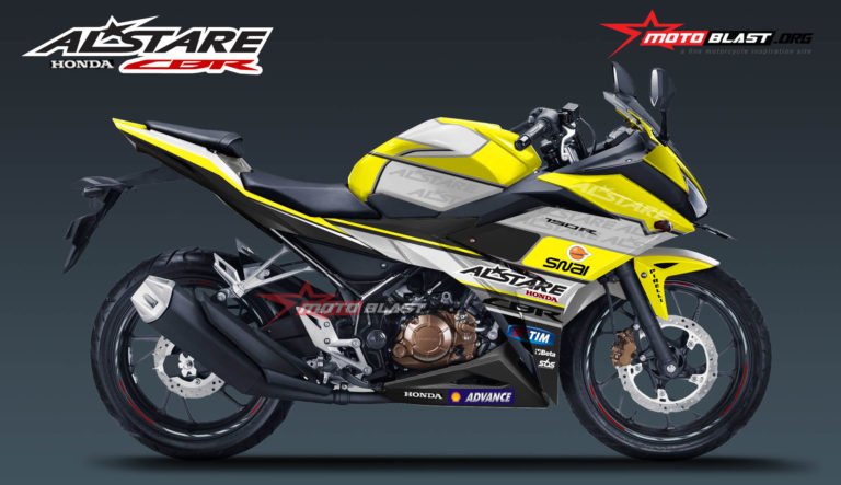 ALL NEW CBR150R WHITE ALSTARE-yellow