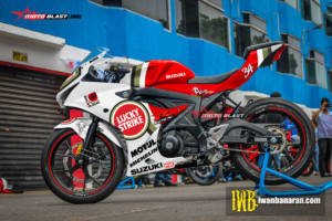 GSX-R150 - RED WHITE LUCKY STRIKE