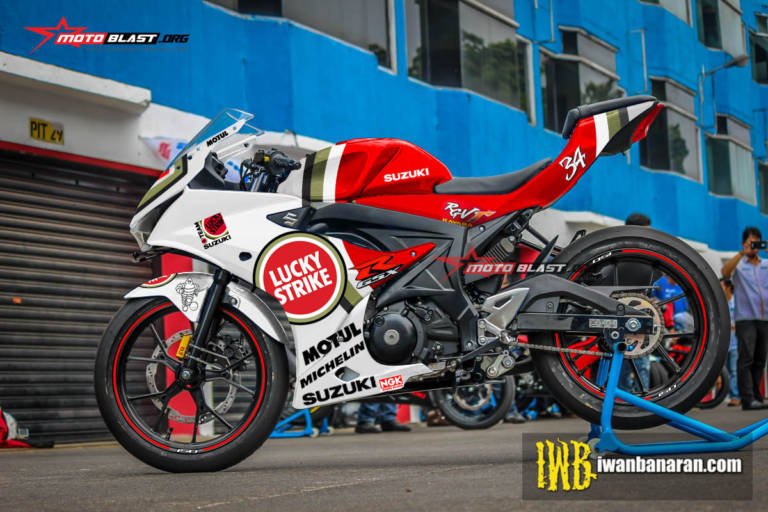 GSX-R150 - RED WHITE LUCKY STRIKE