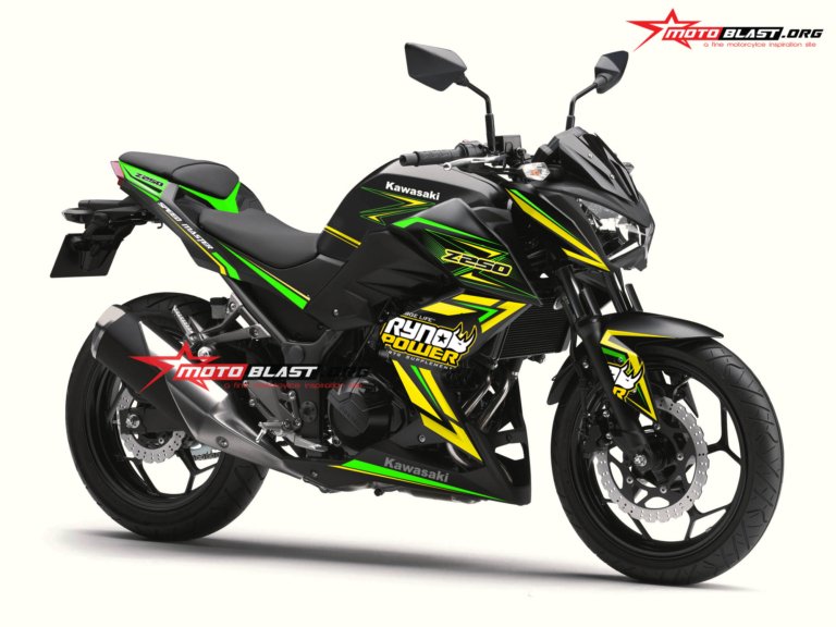 MODIF-STRIPING-Z250R-GREEN-RYNO POWER5