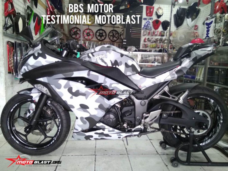 modifikasi ninja 250r fi army motoblast2