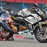 1 CBR250R AGV PISTA SHARK PUTIH-new