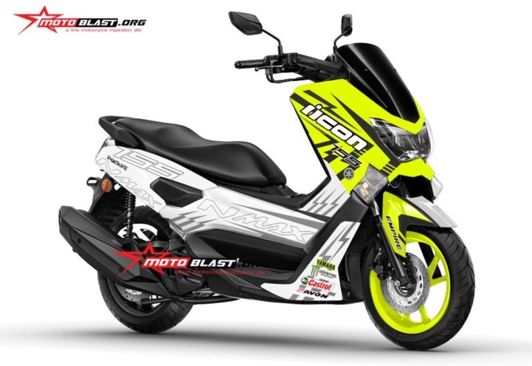 NMAX WHITE BLACK DRIFT BATTLE-YELLOW2