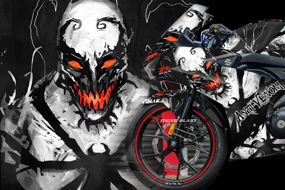 GSX-R150 - WHITE ANTI VENOM3