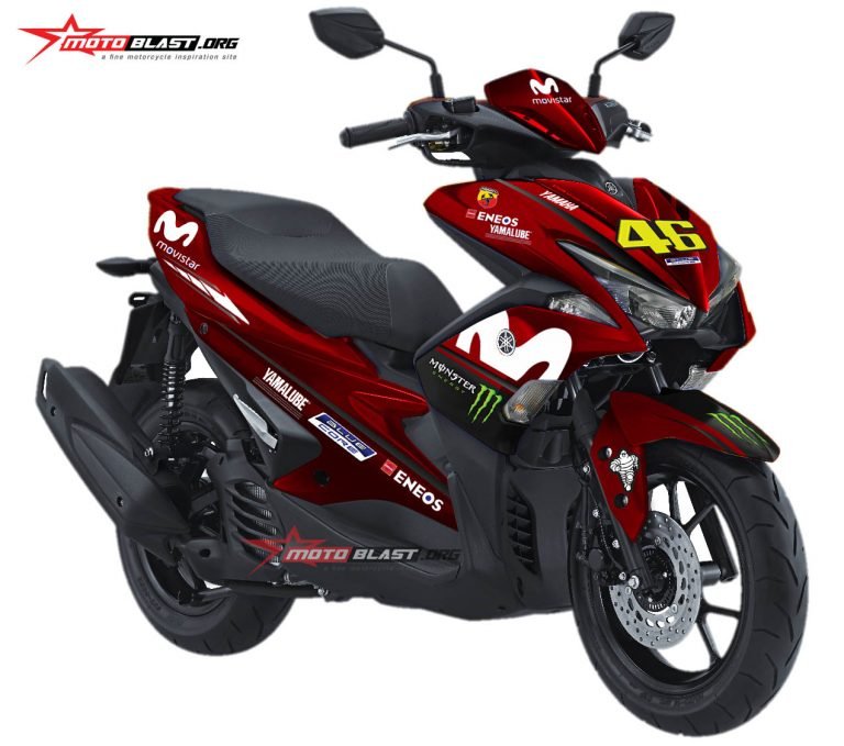 AREOX 155 VVA MOVISTAR 2018-red