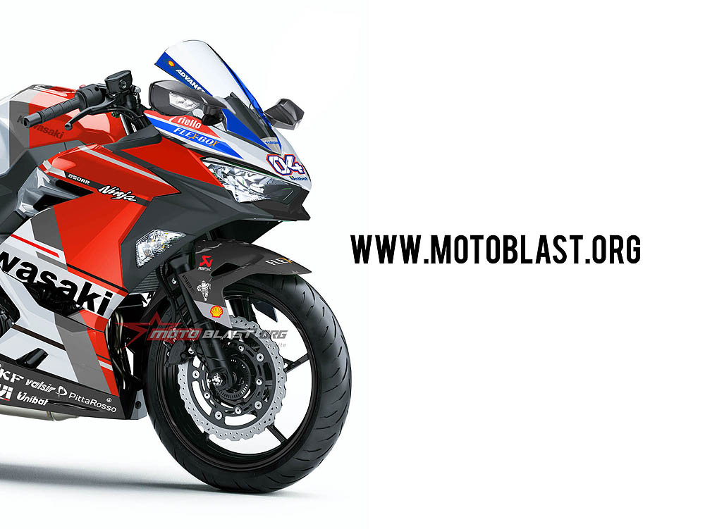 Modifikasi striping New Kawasaki Ninja 250 R Fi 2018 