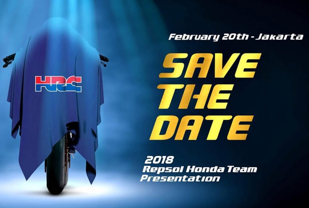 Launching rc213v repsol honda tim motogp 2018