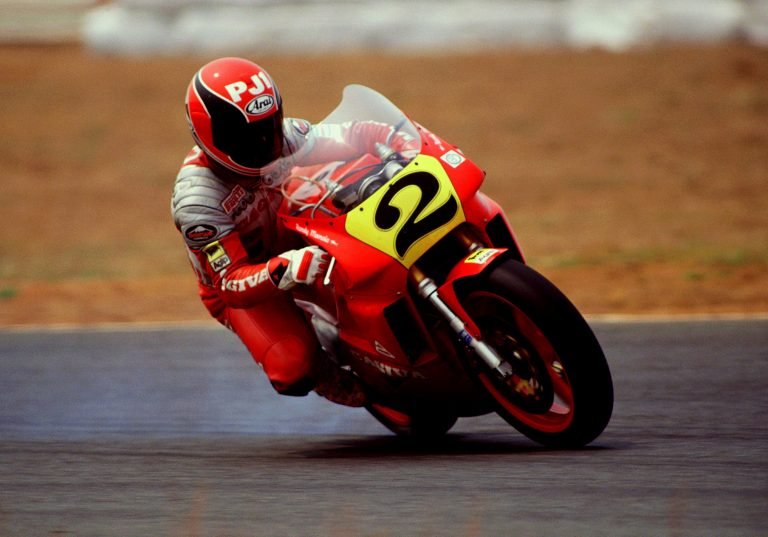 Mamola slide Brazilian GP 1990