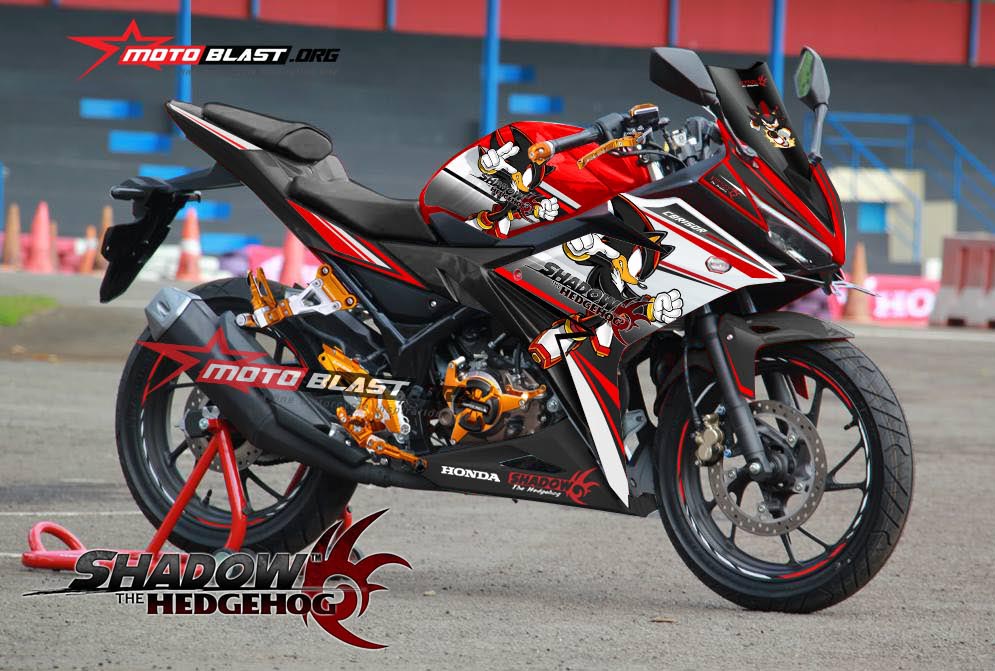 Striping Shadow Sonic Hedgehog untuk Honda New CBR150R 