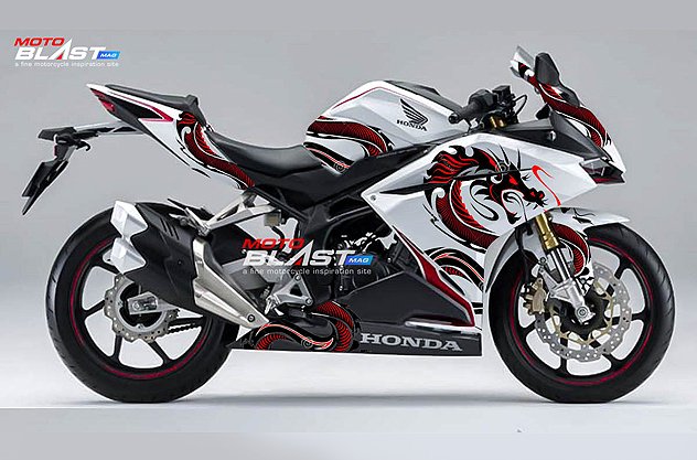CBR250RR WHITE DRAGON2