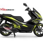 NEW PCX 150-black edition carbon -yellow2