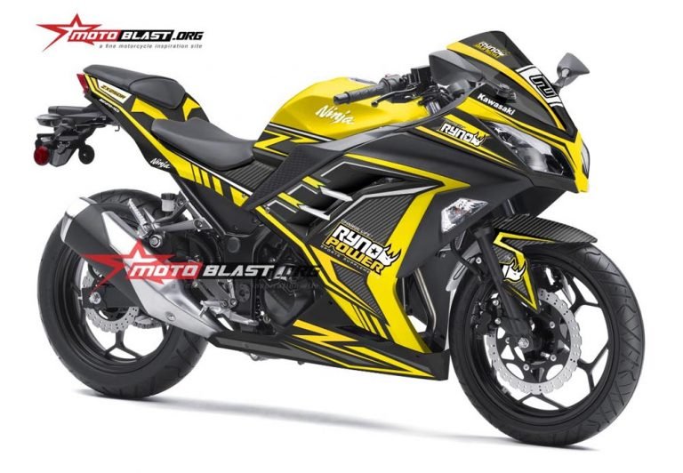 NINJA 250R FI YELLOW RYNO POWER