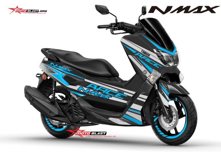 NMAX BLACK RACE BLUE
