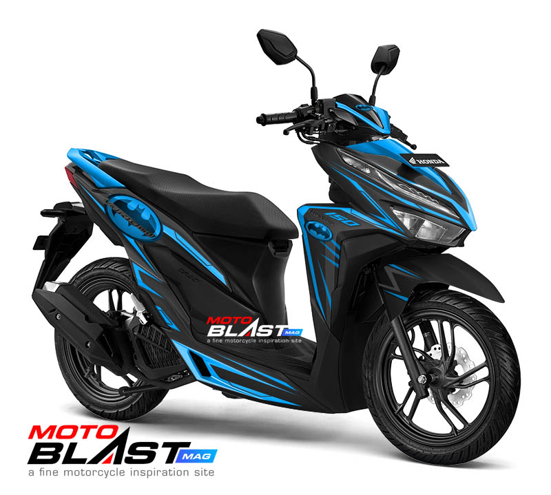 Modifikasi Striping Honda New Vario 150 Facelift 2018 Livery CLICK