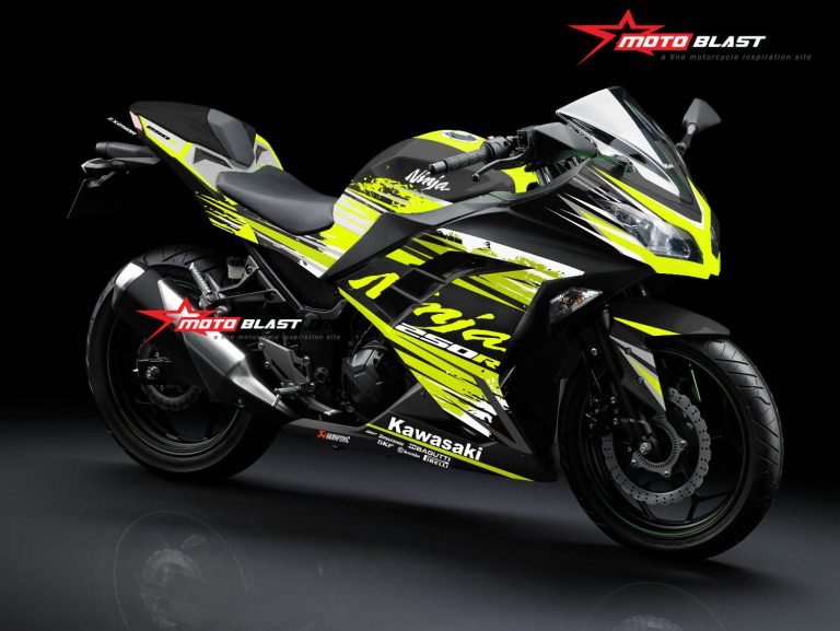 NINJA 250R FI BLACK SCRATCH MOTOBLAST7