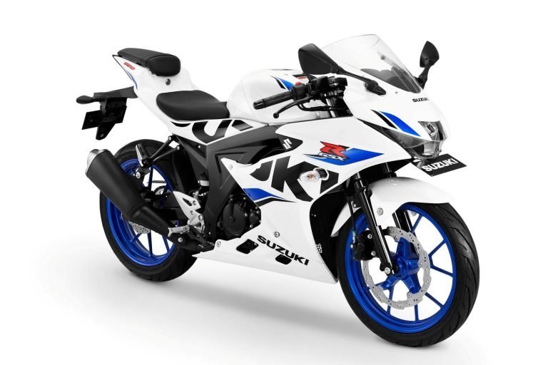Suzuki GSX-R150 -Brilliant White-CW Vigor Blue