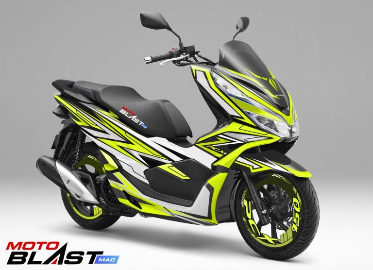 PCX 150 GREEN SHADOW-motoblast1