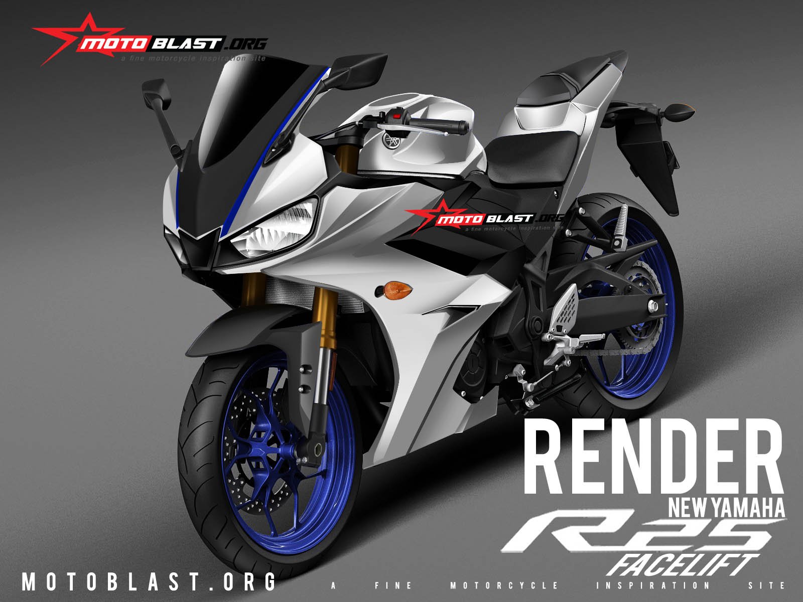 Render Update 3 Yamaha R25 Facelift 2019 Tampak depan Perspektive ...
