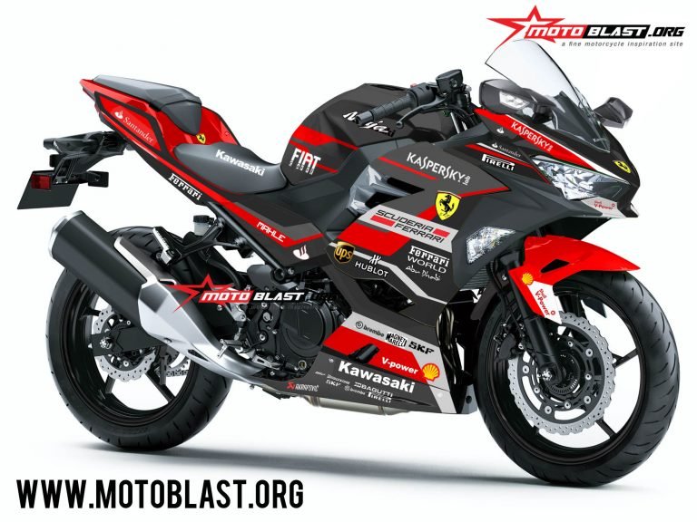2 NINJA 250R FI 2018 BLACK FERRARI