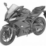 gambar desain paten yamaha r25 facelift 2019 persepktif depan