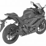 gambar desain paten yamaha r25 facelift 2019 perspektif belakang