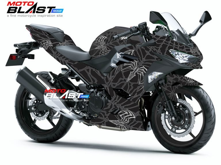 1 NINJA 250R 2018 SPIDERMAN BLACK