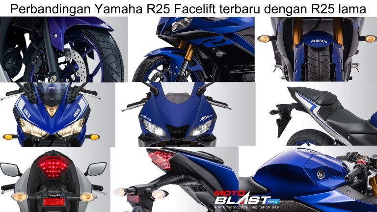 perbandingan yamaha r25 facelift terbaru dengan lama5