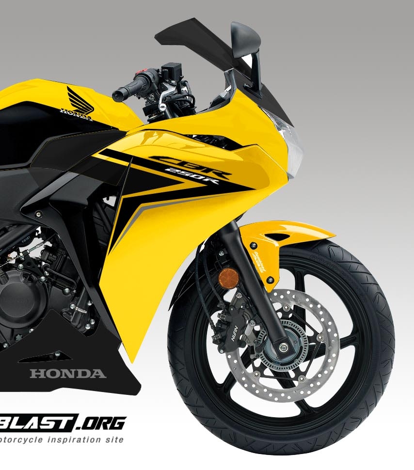 Honda Cbr250r Thailand Yellow Black Motoblast 6208