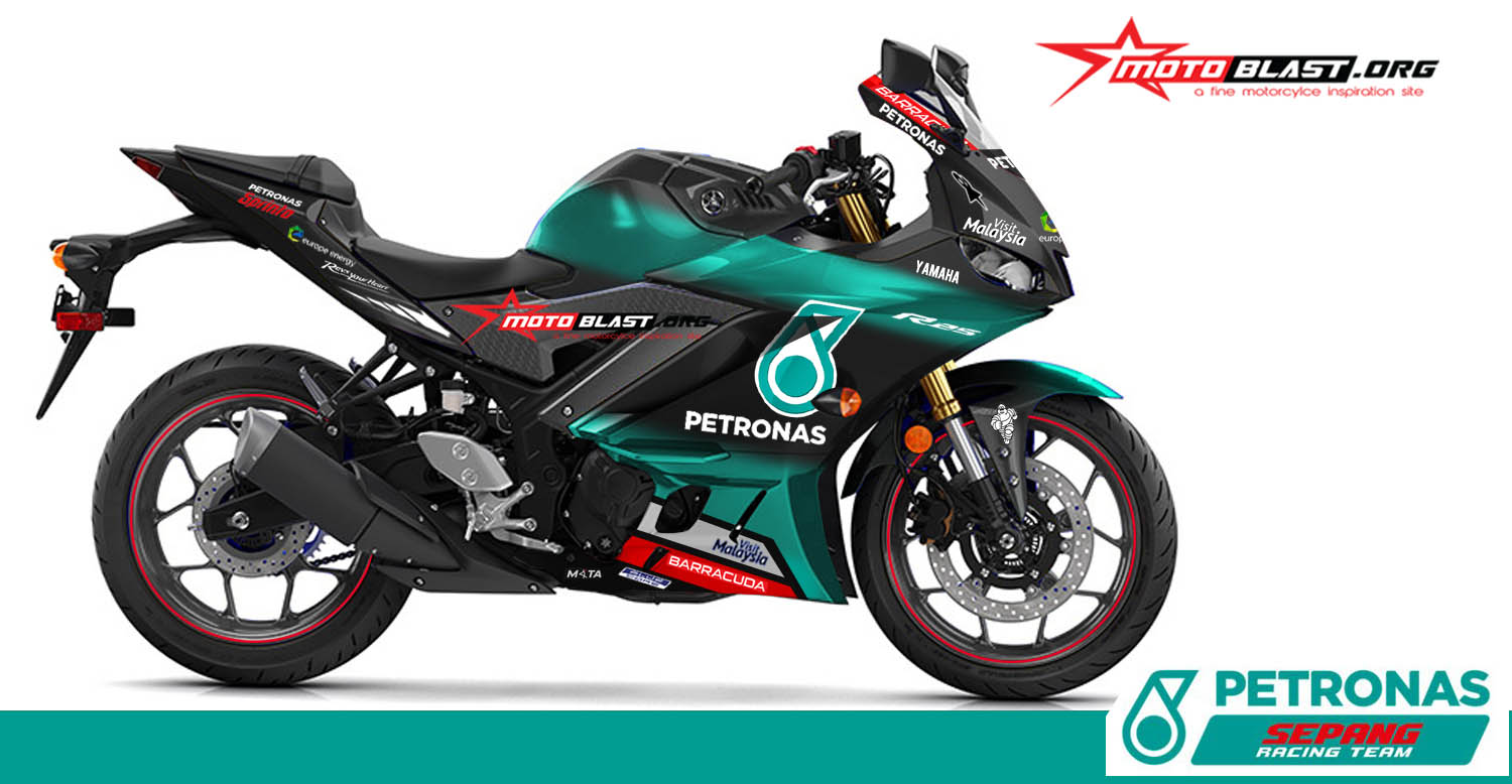 Yamaha New R25 Livery Petronas SRT - MOTOBLAST