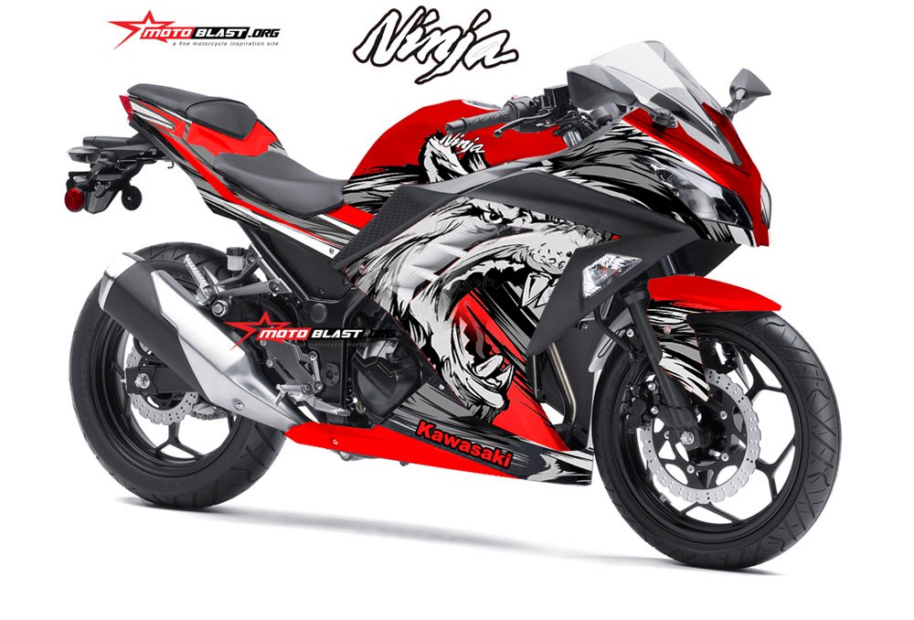 4 NINJA 250R FI WOLF WA-red
