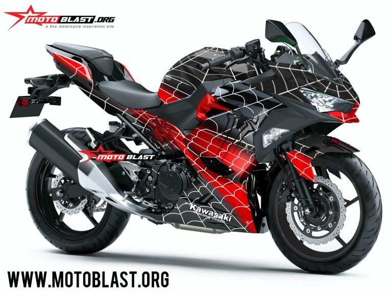 NINJA 250R FI 2018 - SPIDERMAN black