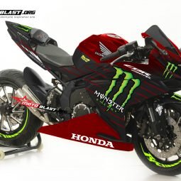 CBR250RR - MONSTER GP red