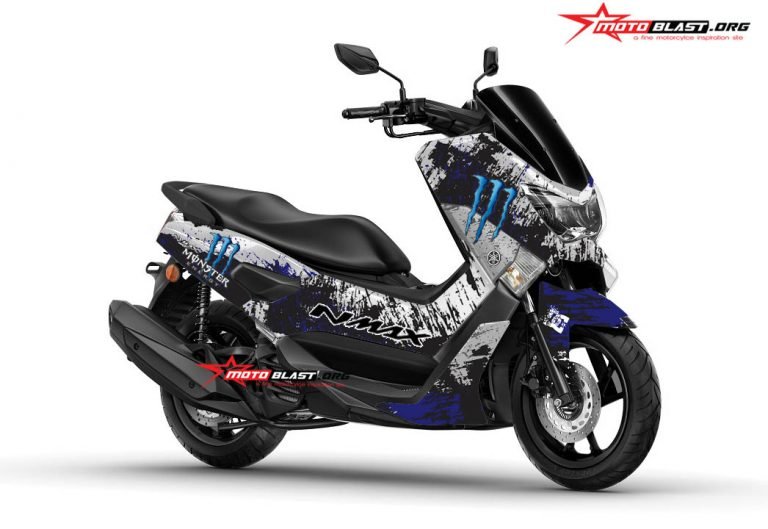 1 NMAX MONSTER BLUE