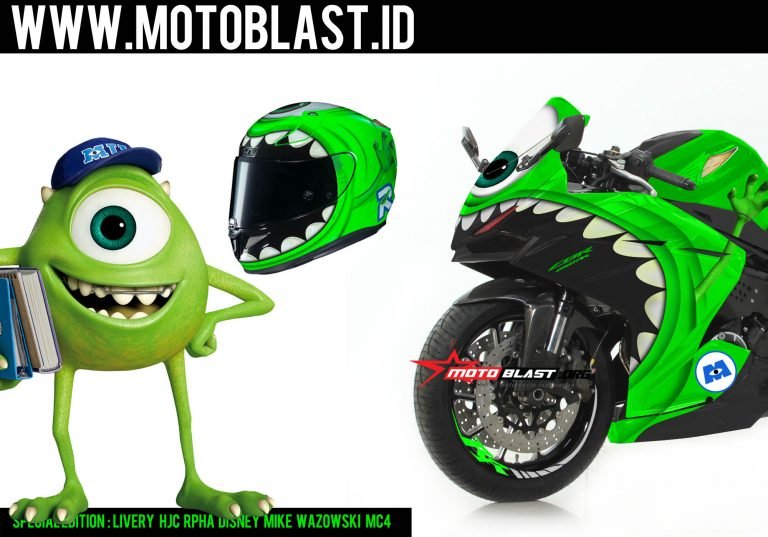 CBR250RR - HJC RPHA DISNEY MIKE WAZOWSKI MC4-3