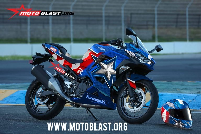 KAWASAKI NINJA 250R-CAPTAIN AMERICA