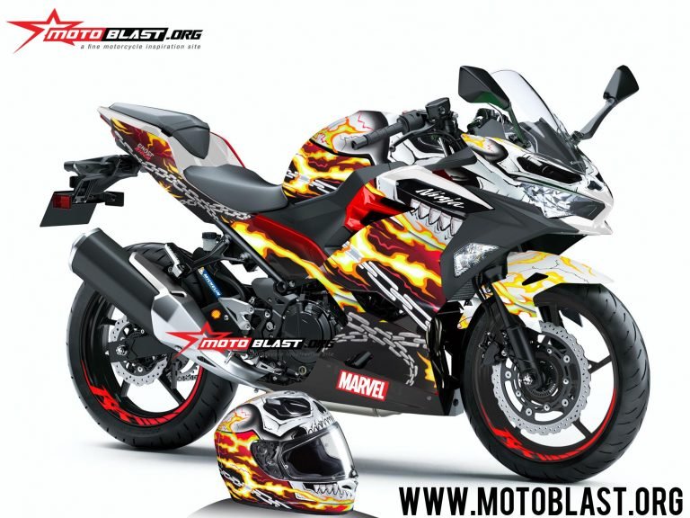 NINJA 250R FI 2018 - HJC GHOST RIDER