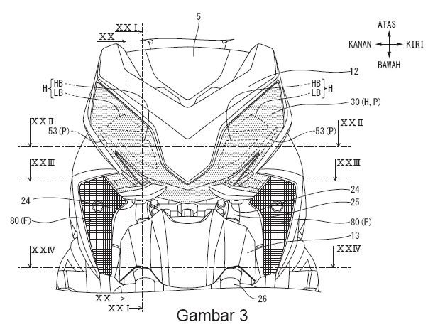 gambar paten matic baru Honda