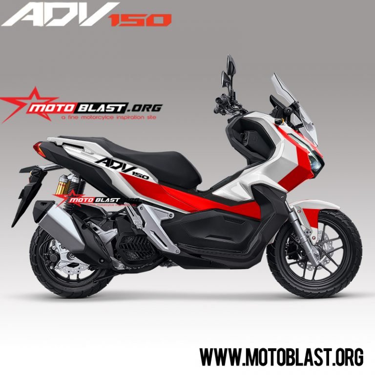 ADV 150 WHITE RED
