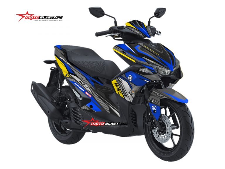 AREOX 155 VVA BLACK blue