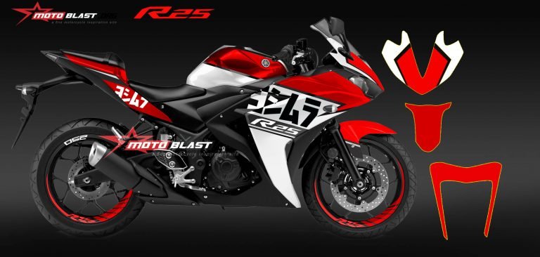 R25 RED WHITE YOSHIMURA
