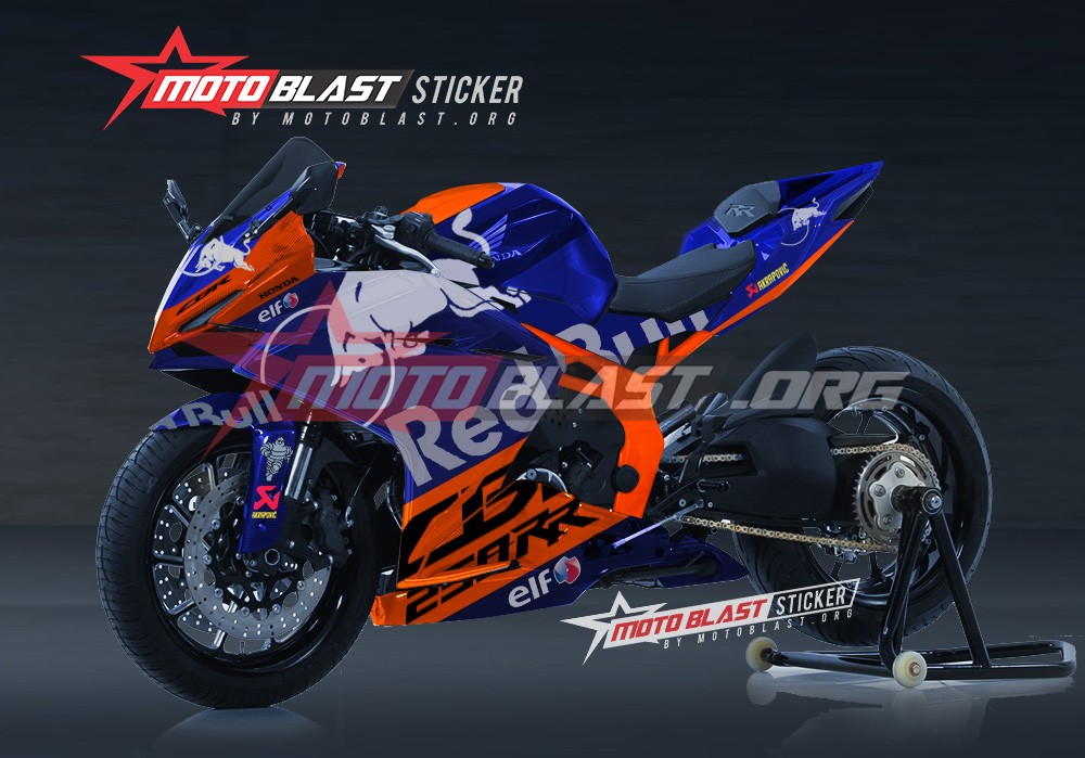 Modifikasi Striping Honda CBR250RR Livery KTM Redbull GP | MOTOBLAST