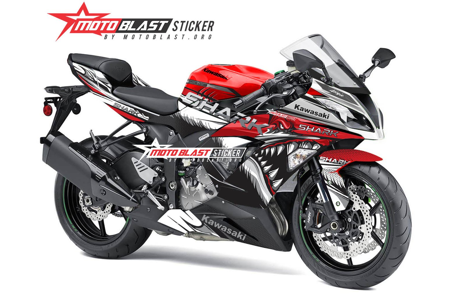 ZX636-SHARK-RED